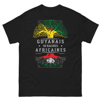 Thumbnail for T-shirt Guyanais de racines africaines noir - sombre et fier
