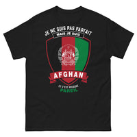 Thumbnail for T-shirt Afghan noir - Je ne suis pas parfait mais je suis Afghan