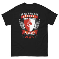 Thumbnail for T-shirt Vendée noir - Je ne suis pas parfait, vendéen