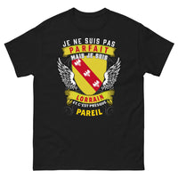 Thumbnail for T-shirt Lorrain noir - Je ne suis pas parfait, mais je suis Lorrain