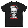 T-shirt Serbe noir - Ne vous frottez pas aux Serbes