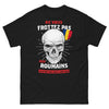 T-shirt Roumanie noir - Ne vous frottez pas aux Roumains