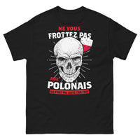 Thumbnail for T-shirt Pologne noir - Ne vous frottez pas !