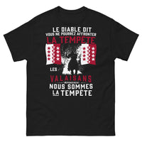 Thumbnail for T-shirt Valais noir - La tempête c'est nous !
