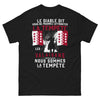 T-shirt Valais noir - La tempête c'est nous !