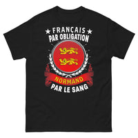 Thumbnail for T-shirt Normand noir - Français par obligation, normand de sang