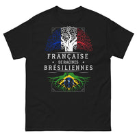 Thumbnail for T-shirt Française de racines brésiliennes noir - Française de racines brésiliennes