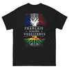 T-shirt Vosges noir - Français de racines vosgiennes