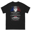 T-shirt Limousin noir - Français de racines limousines
