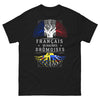 T-shirt Drôme noir - Français de racines drômoises