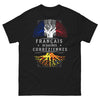 T-shirt Corrèze noir - Français de racines corréziennes