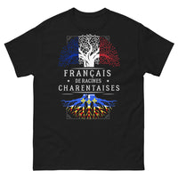 Thumbnail for T-shirt Charentes noir - Français de Racines Charentaises