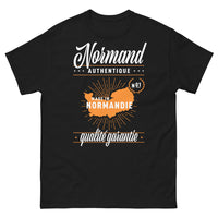 Thumbnail for T-shirt Normandie noir - Authentiquement Normand, Qualité Garantie