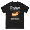 T-shirt Normandie noir - Authentiquement Normand, Qualité Garantie
