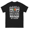 T-shirt Portugais noir - Je fais ce que je veux