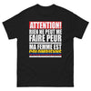 T-shirt Colombienne noir - Rien ne peut me faire peur, ma femme est Colombienne
