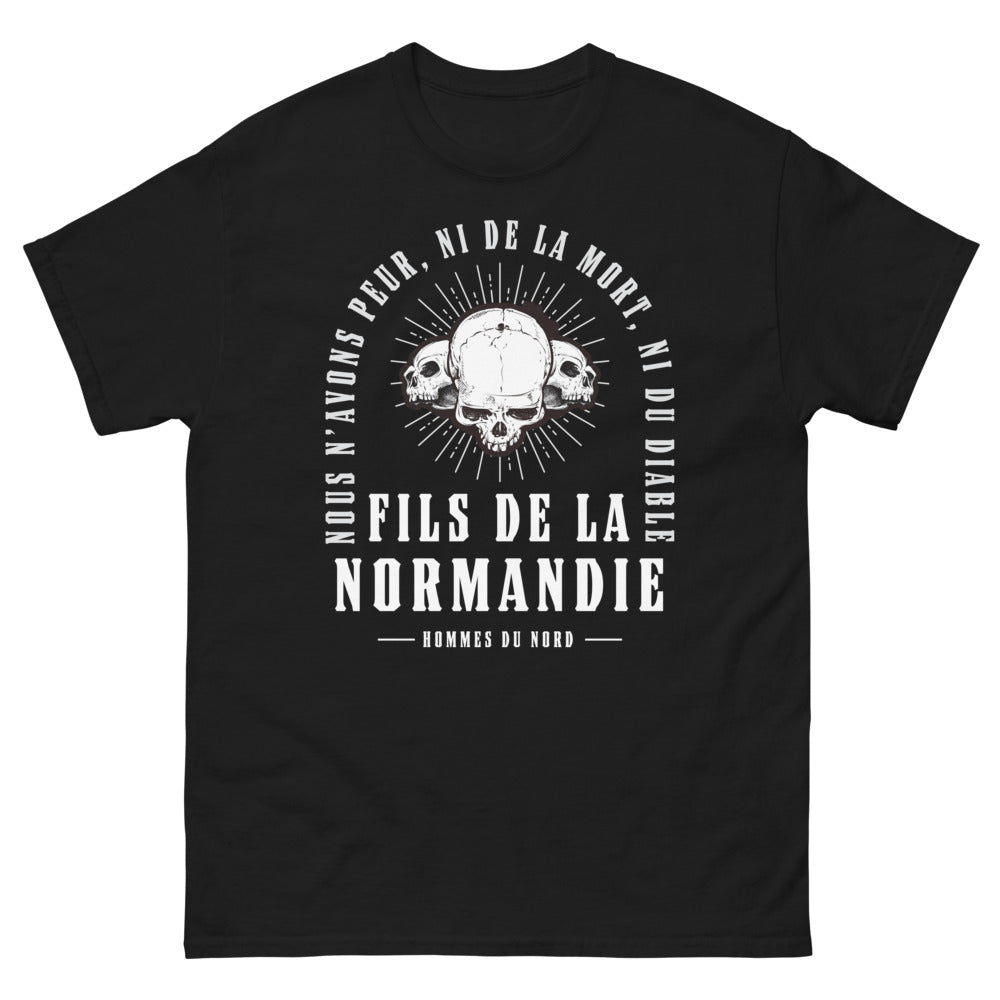 T-shirt Normandie Hommes du Nord noir - Ni la mort ni le diable