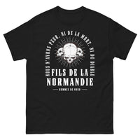 Thumbnail for T-shirt Normandie Hommes du Nord noir - Ni la mort ni le diable