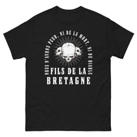 Thumbnail for T-shirt Bretagne noir - Fils de la Bretagne, ni peur de la mort ni du diable