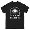 T-shirt Bretagne noir - Fils de la Bretagne, ni peur de la mort ni du diable