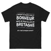 T-shirt Bretagne noir - l'argent n'achète pas le bonheur