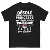T-shirt Serbie noir - princesse déjà prise par un Serbe qui déchire