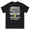 T-shirt Sénégal noir - Princesse déjà prise par un Sénégalais