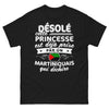 T-shirt Martinique noir - Princesse prise par un Martiniquais