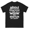 T-shirt Breton noir - Princesse déjà prise par un Breton