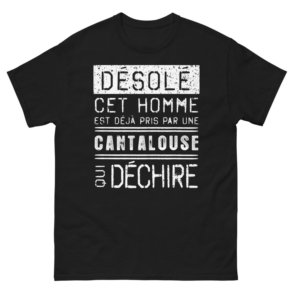 T-shirt Cantal noir - Déjà pris par une Cantalouse, il déchire