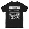 T-shirt Cantal noir - Déjà pris par une Cantalouse, il déchire