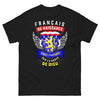 T-shirt Haut-Saônais noir - Français de naissance, par la grâce de Dieu
