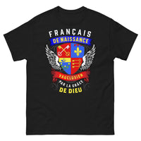 Thumbnail for T-shirt Vaucluse noir - Français de naissance, Vauclusien par la grâce de Dieu