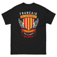 Thumbnail for T-shirt Provence noir - Français de Naissance, Provençal par la Grâce de Dieu