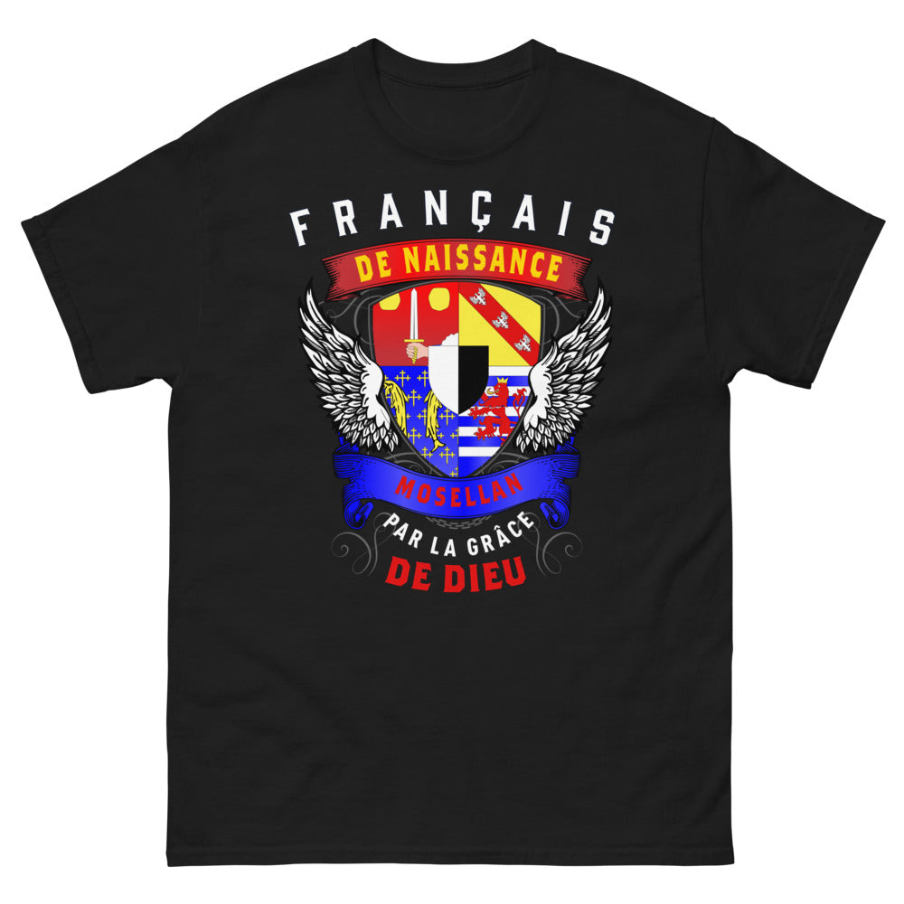 T-shirt Mosellan noir - Français de Naissance
