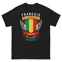 Thumbnail for T-shirt Mali noir - Français de naissance, Malien par la grâce de Dieu