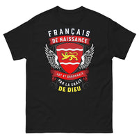 Thumbnail for T-shirt Lot-et-Garonnais noir - Français de naissance, par la grâce de Dieu