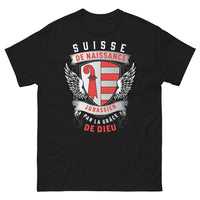 Thumbnail for T-shirt Jura noir - Jurassien par la Grâce de Dieu