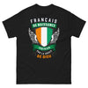 T-shirt franco-ivoirien noir - Français de naissance, Ivoirien par la grâce de Dieu