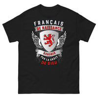 Thumbnail for T-shirt Gersois noir - Français de naissance, grâce de Dieu