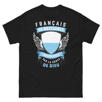 Thumbnail for T-shirt Bayonnais Pays Basque noir - Français de naissance, Bayonnais par la grâce de Dieu