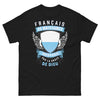 T-shirt Bayonnais Pays Basque noir - Français de naissance, Bayonnais par la grâce de Dieu