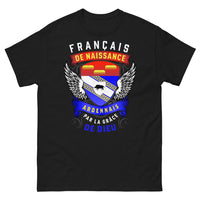 Thumbnail for T-shirt Ardennes noir - Ardennais de naissance, par la grâce de Dieu