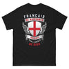 T-shirt franco-anglais noir - Français de naissance, Anglais par la grâce de Dieu