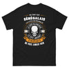 T-shirt Sénégal noir - Trois côtés: silencieux, amusant, à éviter
