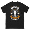 T-shirt Roumanie noir - 3 cœurs: drôle, silencieux, à éviter