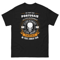 Thumbnail for T-shirt Portugais noir - 3 côtés à ma personnalité