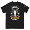 T-shirt Portugais noir - 3 côtés à ma personnalité