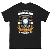 Thumbnail for T-shirt Normand noir - Trois côtés à ma personnalité