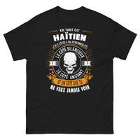 Thumbnail for T-shirt Haïtien noir - 3 côtés de ma personnalité